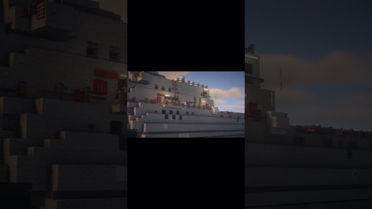 How to build a Militay Ship in Minecraft (Independence Class)