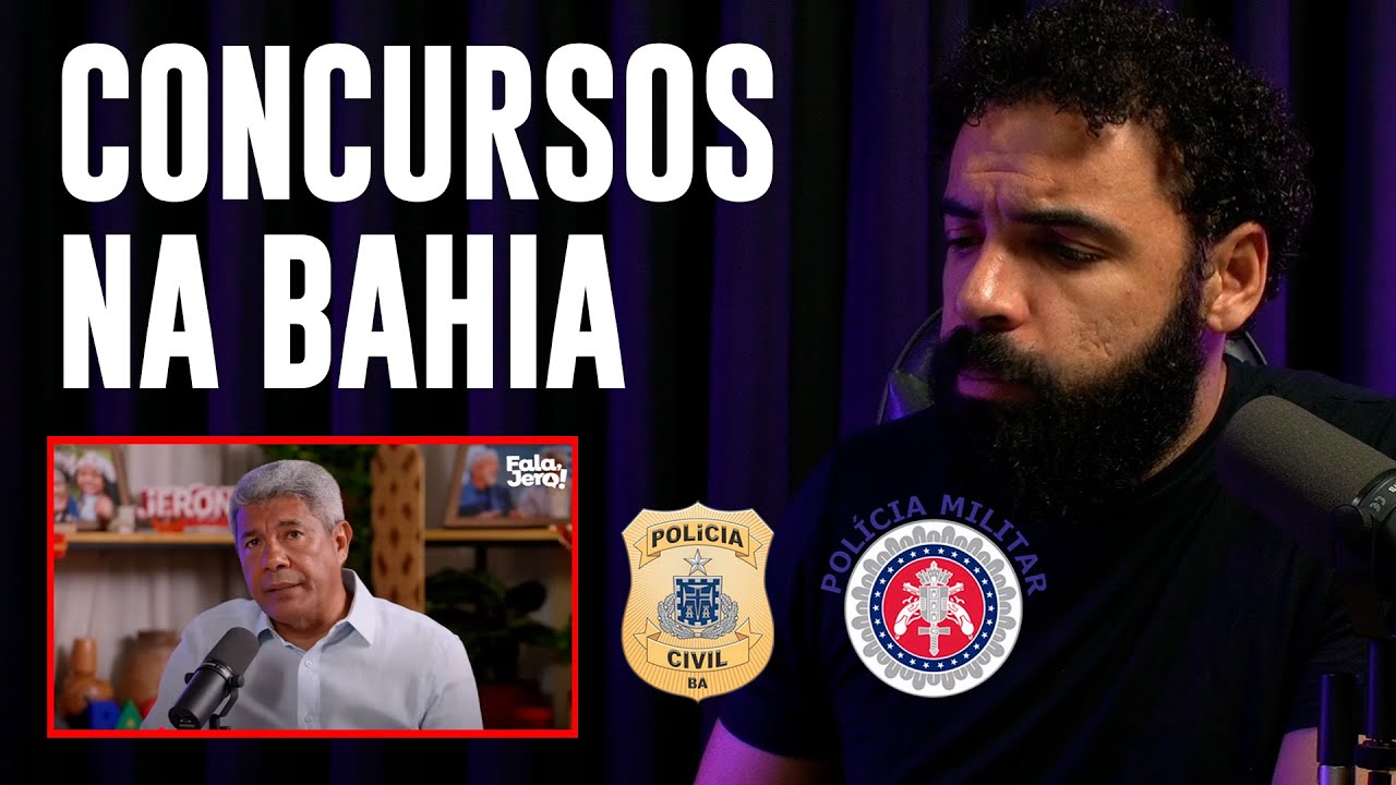Governador da Bahia anuncia novos concursos públicos | Editais em breve
