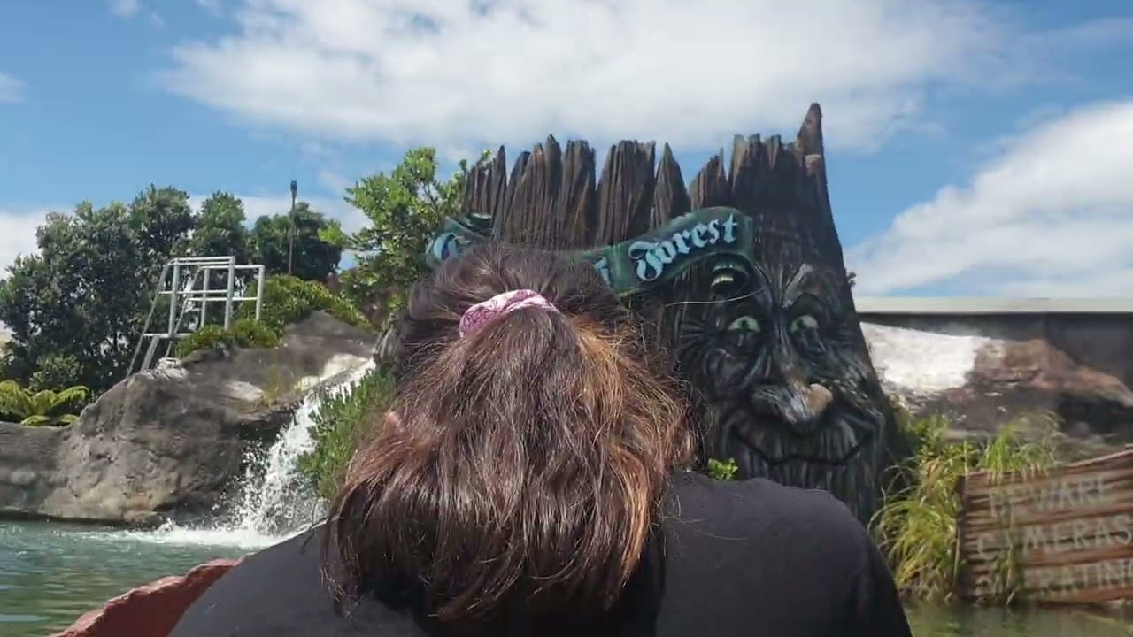 Log flume (its so scary)