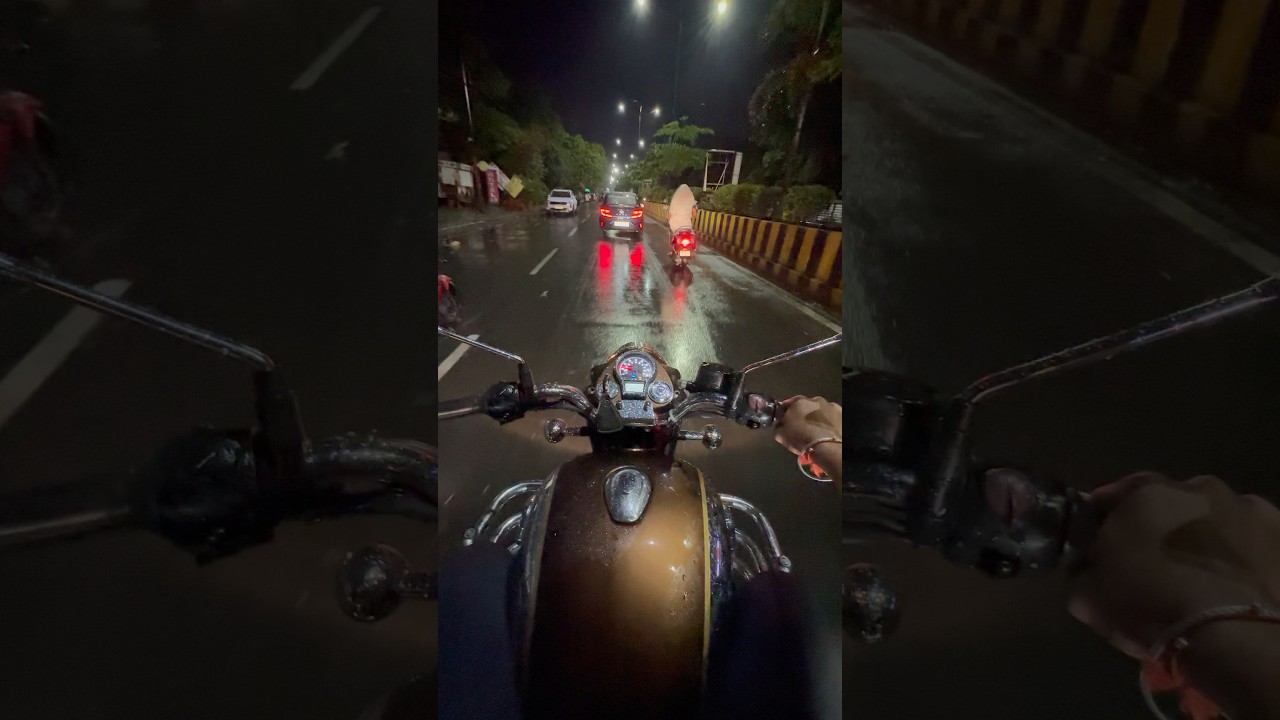 Indore weather #song #monsoon #indore #rain #classic350 #bullet #royalenfield
