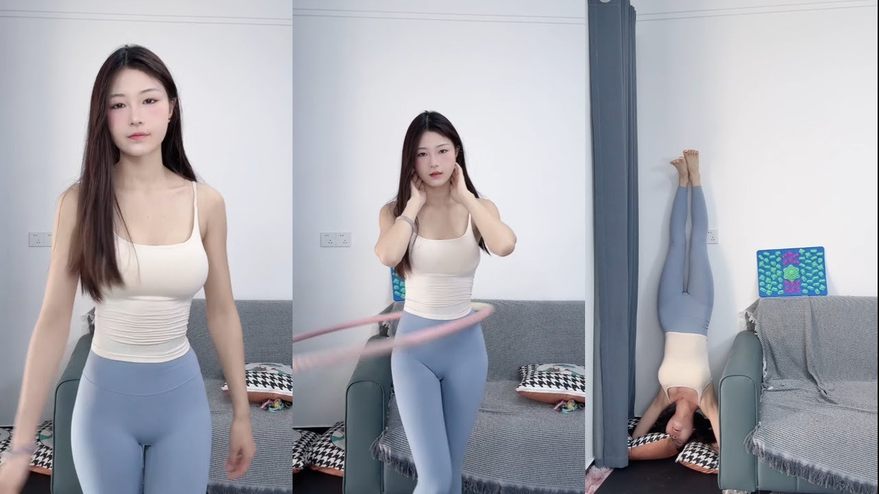 倒立搭配呼啦圈，小柴的居家運動時刻 | Xiao Chai’s Balanced Home Workout | 균형 잡힌 홈 운동 샤오차이