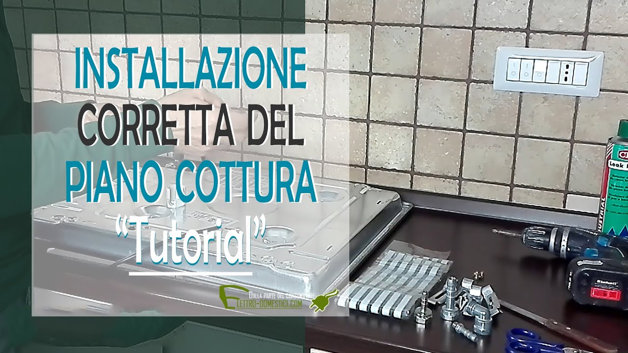 Come installare correttamente il piano cottura da incasso