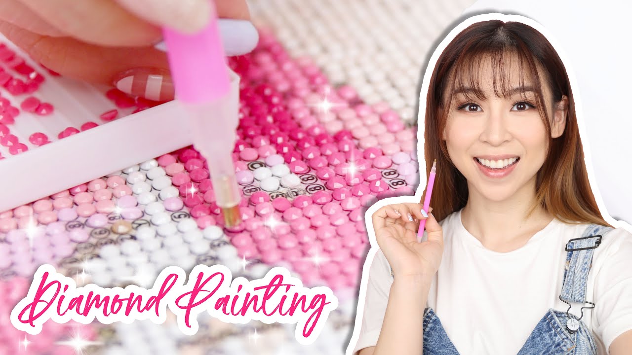 I Tried Painting With Diamonds | TINA TRIES IT