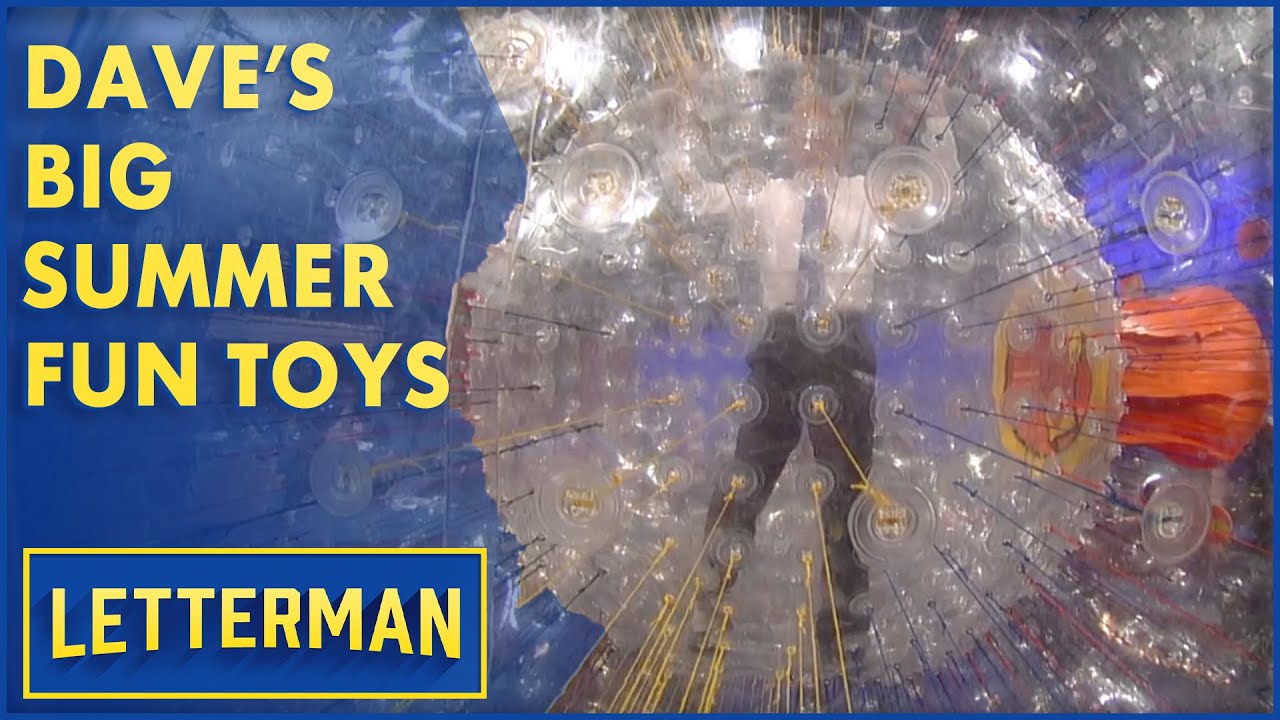 Dave's Giant Hamster Ball Of Fun | Letterman