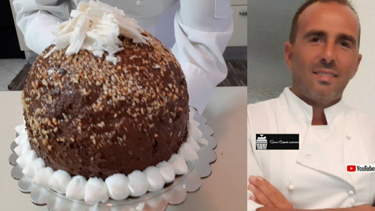 Babà Rocher ricetta spettacolare #simoneespositopasticciere#baba'#rocher#cremaganache#nocciole#panna
