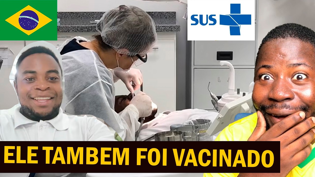 MOÇAMBICANO NO BRASIL VAI NO DESNTISTA PELA PRIMEIRA VEZ NO BRASIL PELO SUS