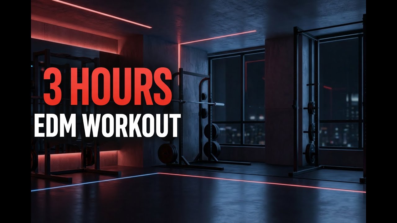 3 Hours Festival EDM Workout ⚡ High Energy Gym Music (Non-Stop)