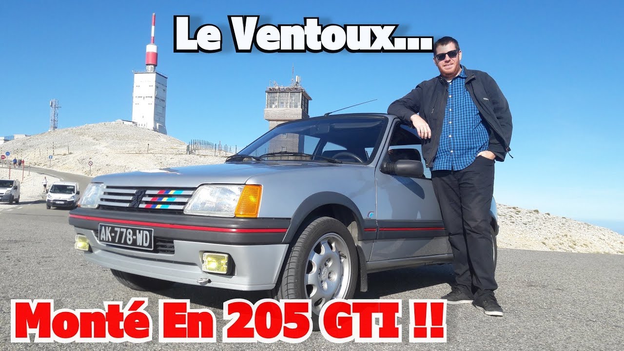 Le Ventoux en 205 GTI 1.9 Avec David son Proprio !!