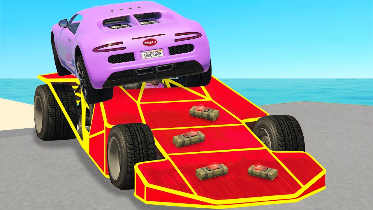 Don't Put Sticky Bombs On Your Ramp Car.. (GTA 5)