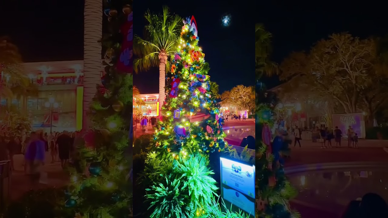 Disney Tree Trail at DisneySprings #christmas #disney #disneychristmas