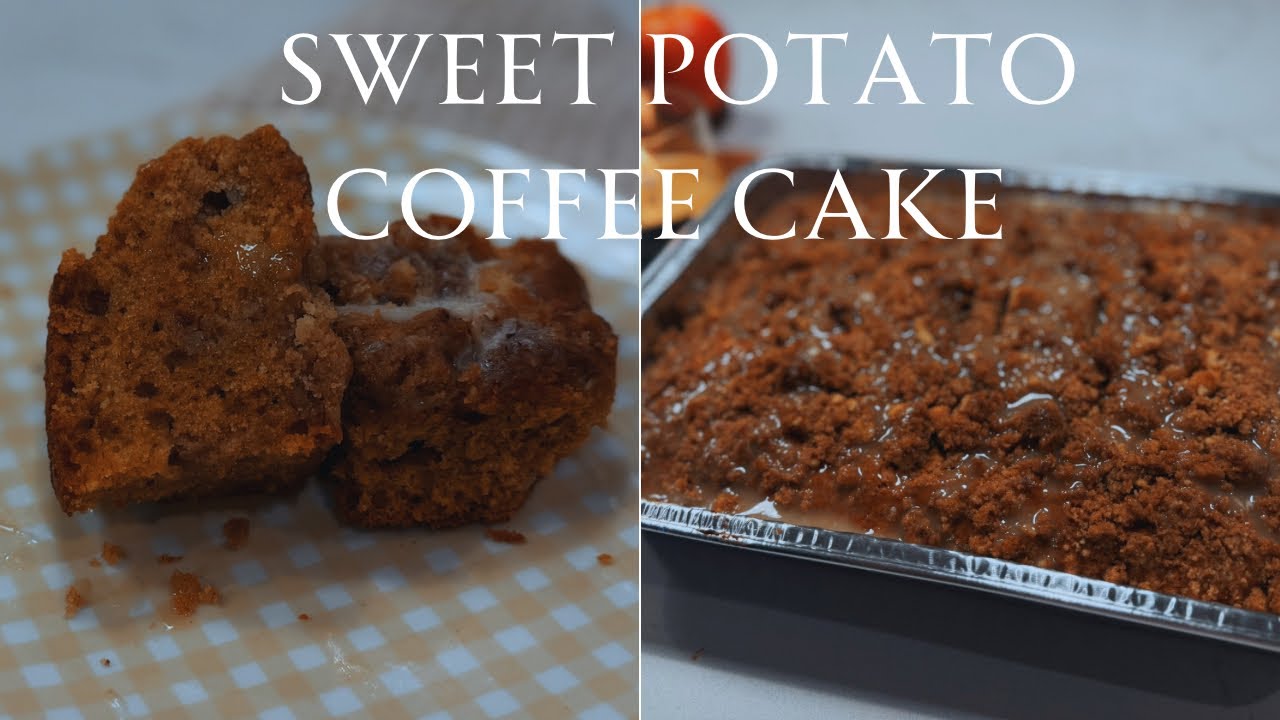 The Most Perfectly Moist Sweet Potato Coffee Cake Ever! | Trust me! 