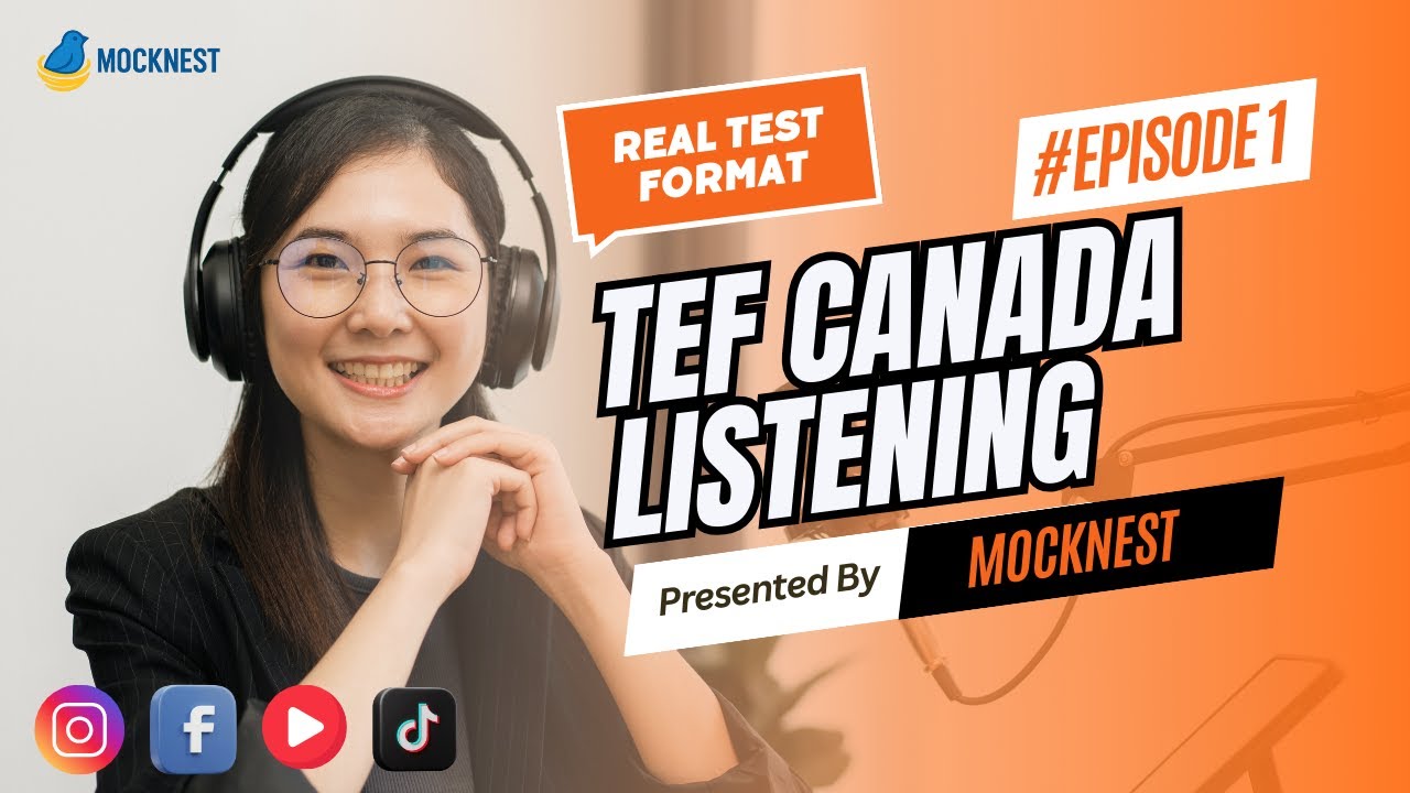 TEF Canada Listening – Compréhension Orale 1 | Mock Test with Answers | 2025