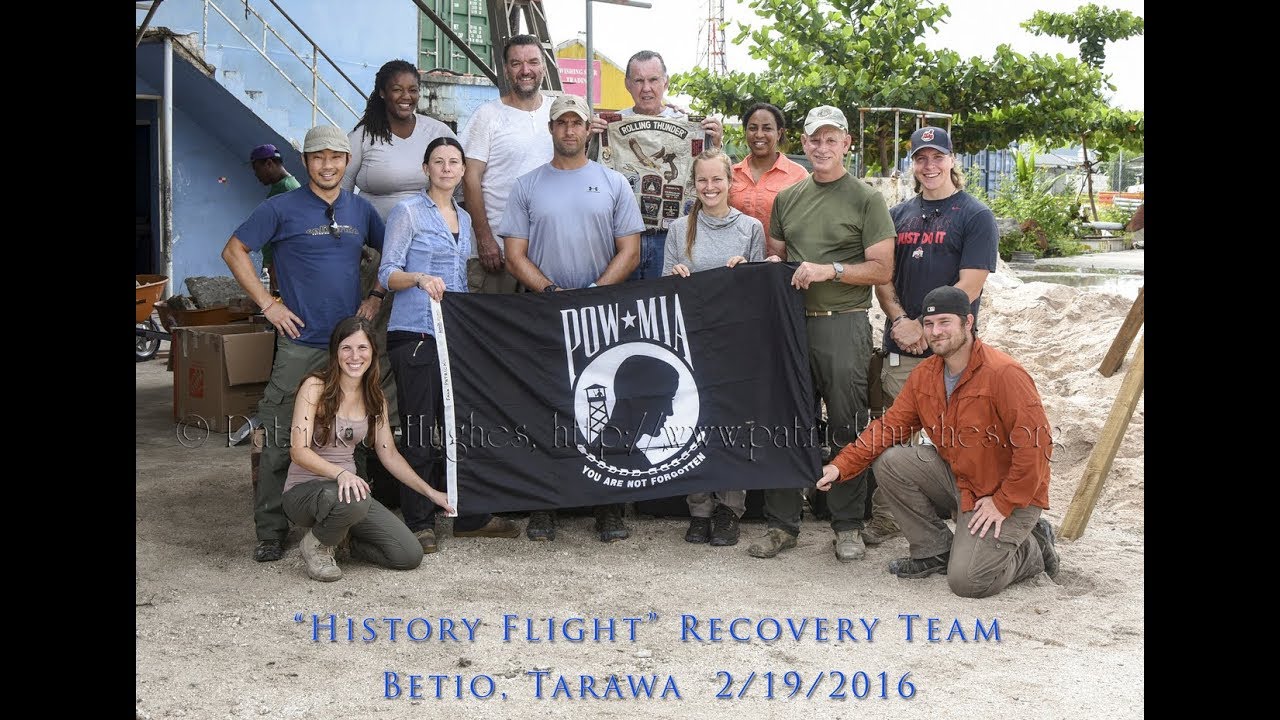 Marine Recovery Mission Betio,Tarawa Cemetery 27 ~ KSSL Ship Yard &ldquo;History Flight&rdquo;  February 2016