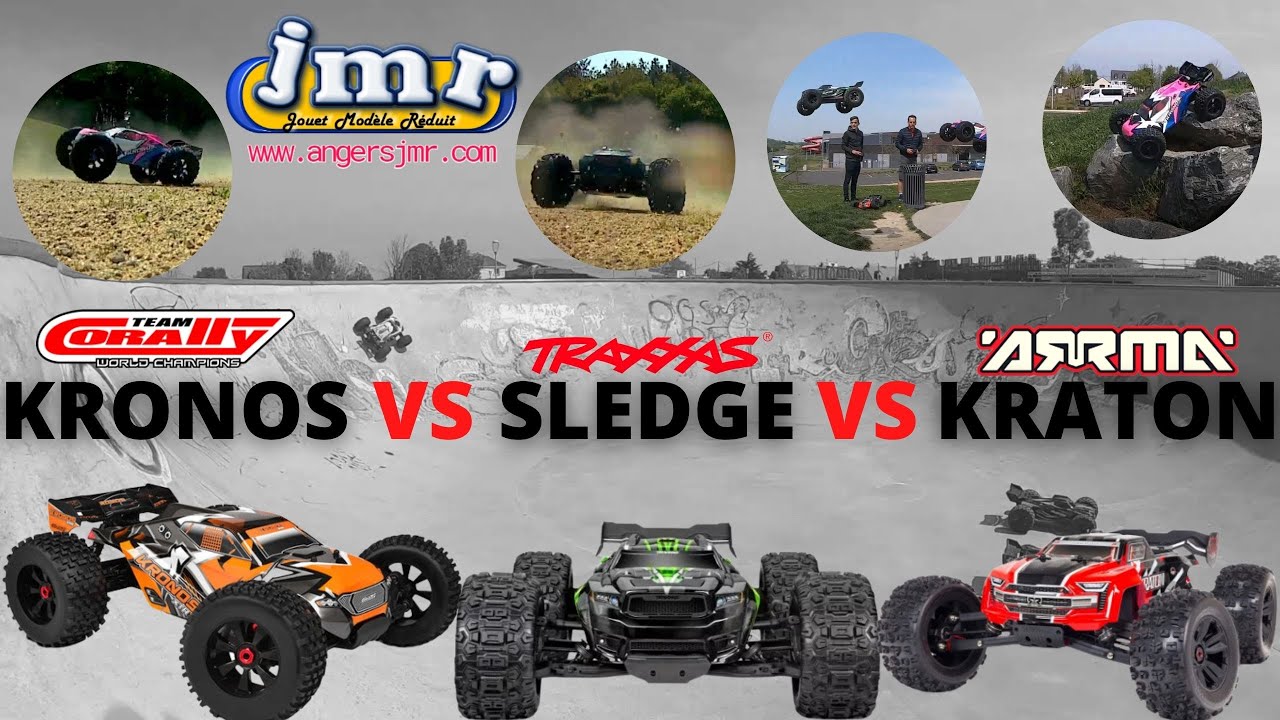 ARRMA KRATON VS CORALLY KRONOS VS TRAXXAS SLEDGE