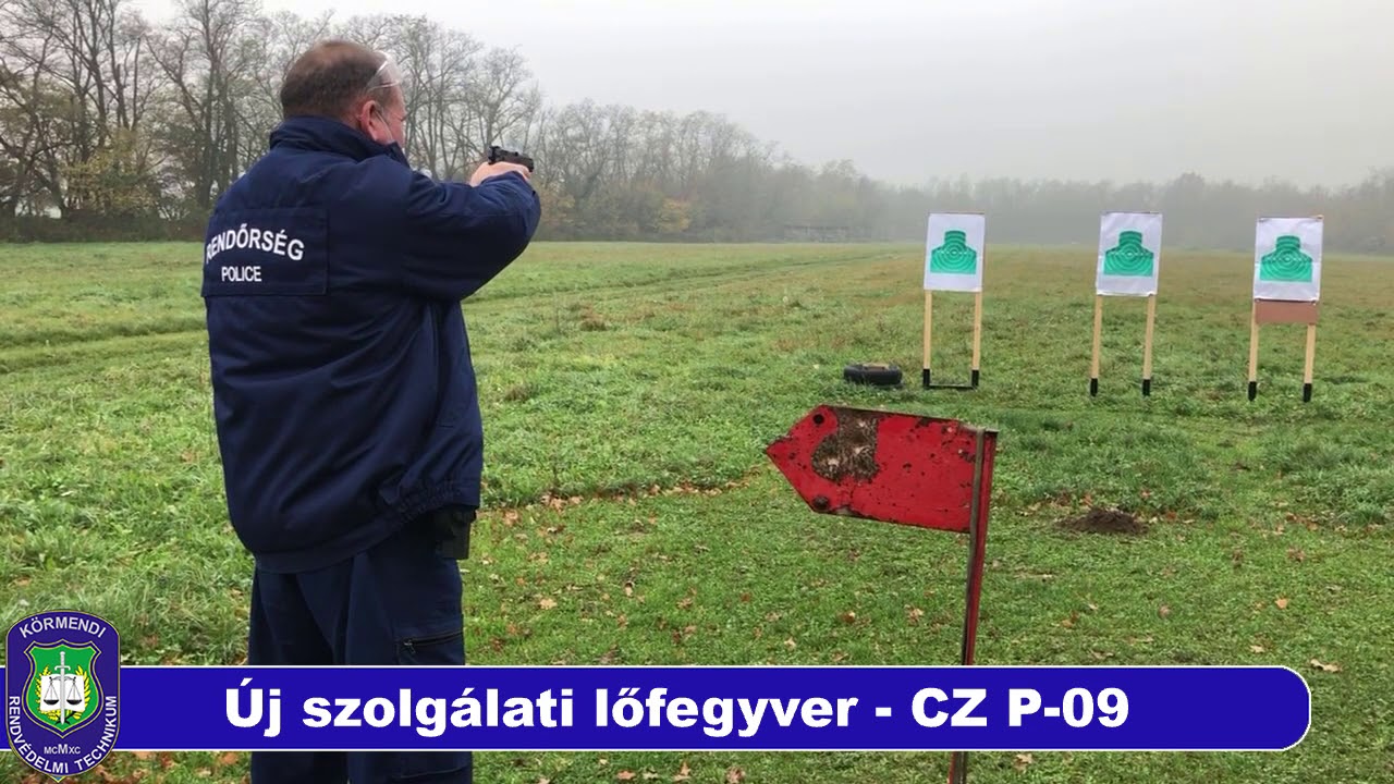 Körmendi Rendvédelmi Technikum új szolgálati maroklőfegyver - CZ P-09