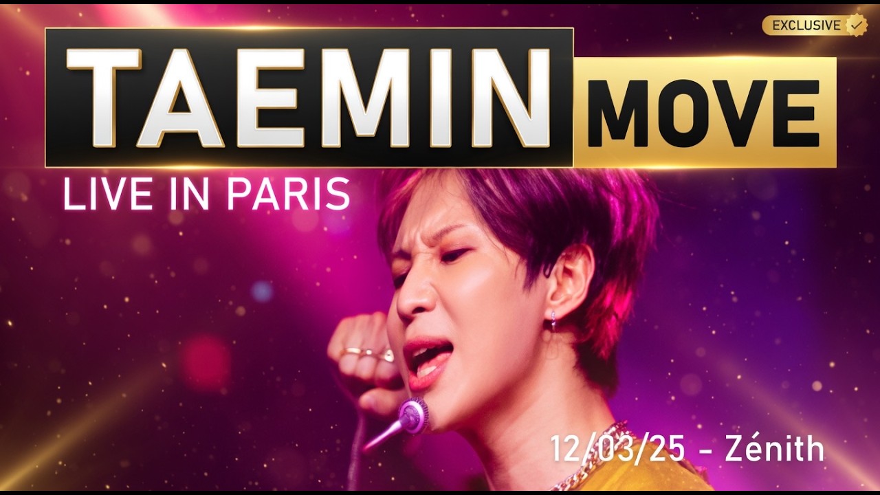 TAEMIN – MOVE Live in Paris (2025) | Fancam