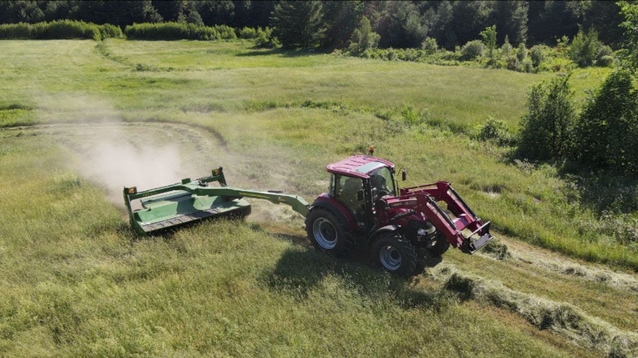 First Time Mowing With A Discbine ! John Deere MoCo 635