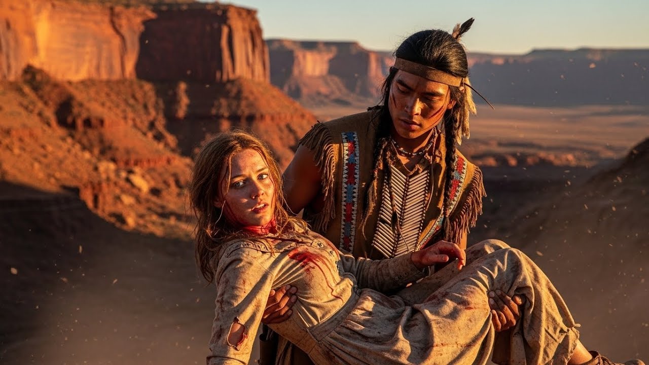 Crollò durante la fuga... finché il guerriero Apache non la sollevò: 