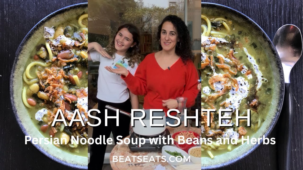 Ash Reshteh Recipe | Persian Noodle Soup | Cooking with My Daughter #persianfood #cookingwithkids