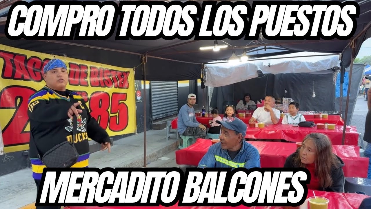 Le compré TODO a los puestos del mercadito más grande de Guadalupe 😱