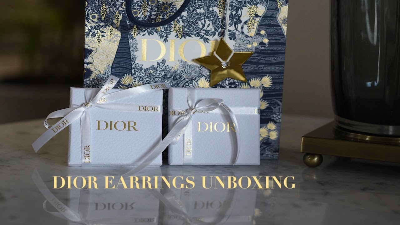 Dior Earrings Unboxing - My Very First Dior Purchase