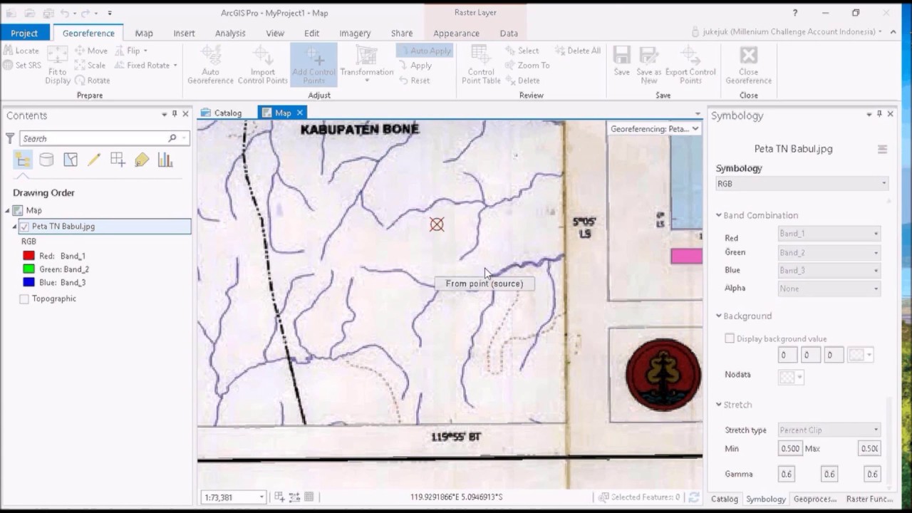 How to Georeference Scanned Map in ArcGIS Pro