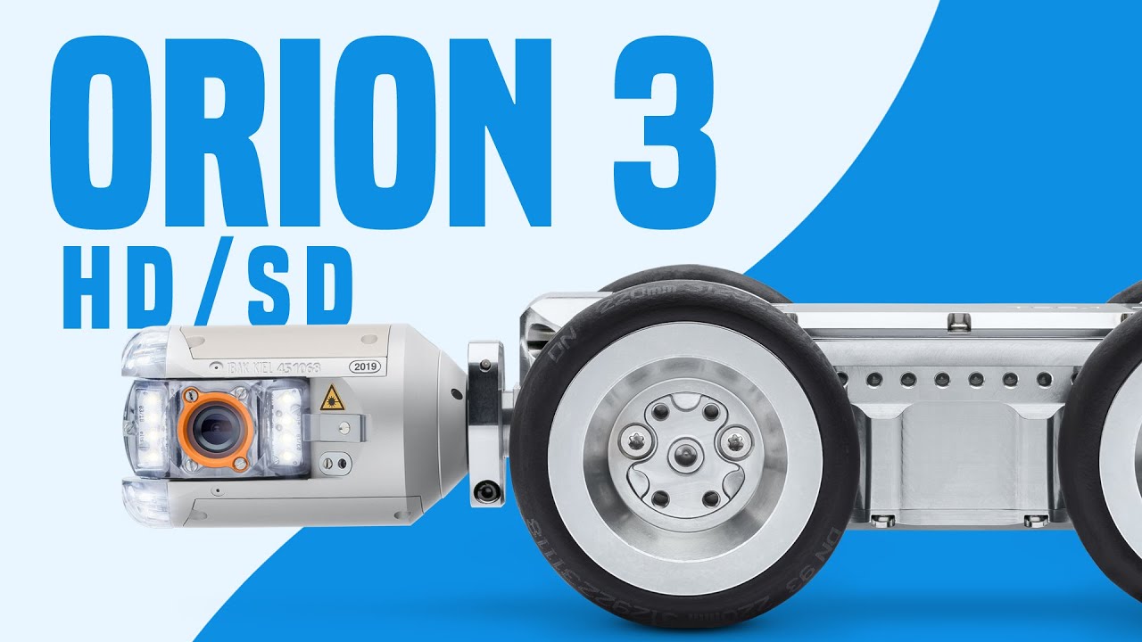 ORION 3 Camera Overview: HD/SD Adaptive Sewer Inspections