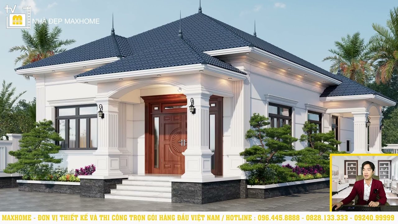 QUÁ RẺ với Ngôi nhà vườn 1 TẦNG 3 PHÒNG NGỦ giá chưa tới 1 tỷ do MAXHOME THI CÔNG TRỌN GÓI | MH02141