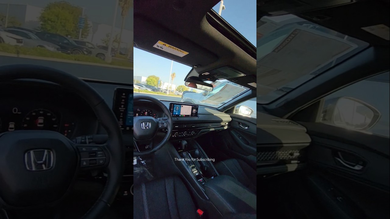 2026 HONDA ACCORD SPORT INTERIOR 
