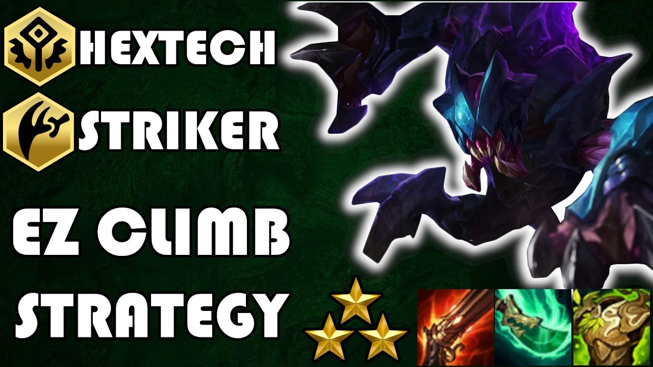 TFT Set 6.5 Hyper Roll - ⭐⭐⭐ Rek'Sai Hextech Striker Strategy Guide