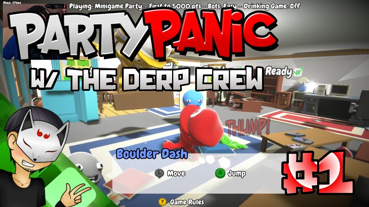 Party Panic!(Early Access) w/ the Derp Crew! - Ep. 1