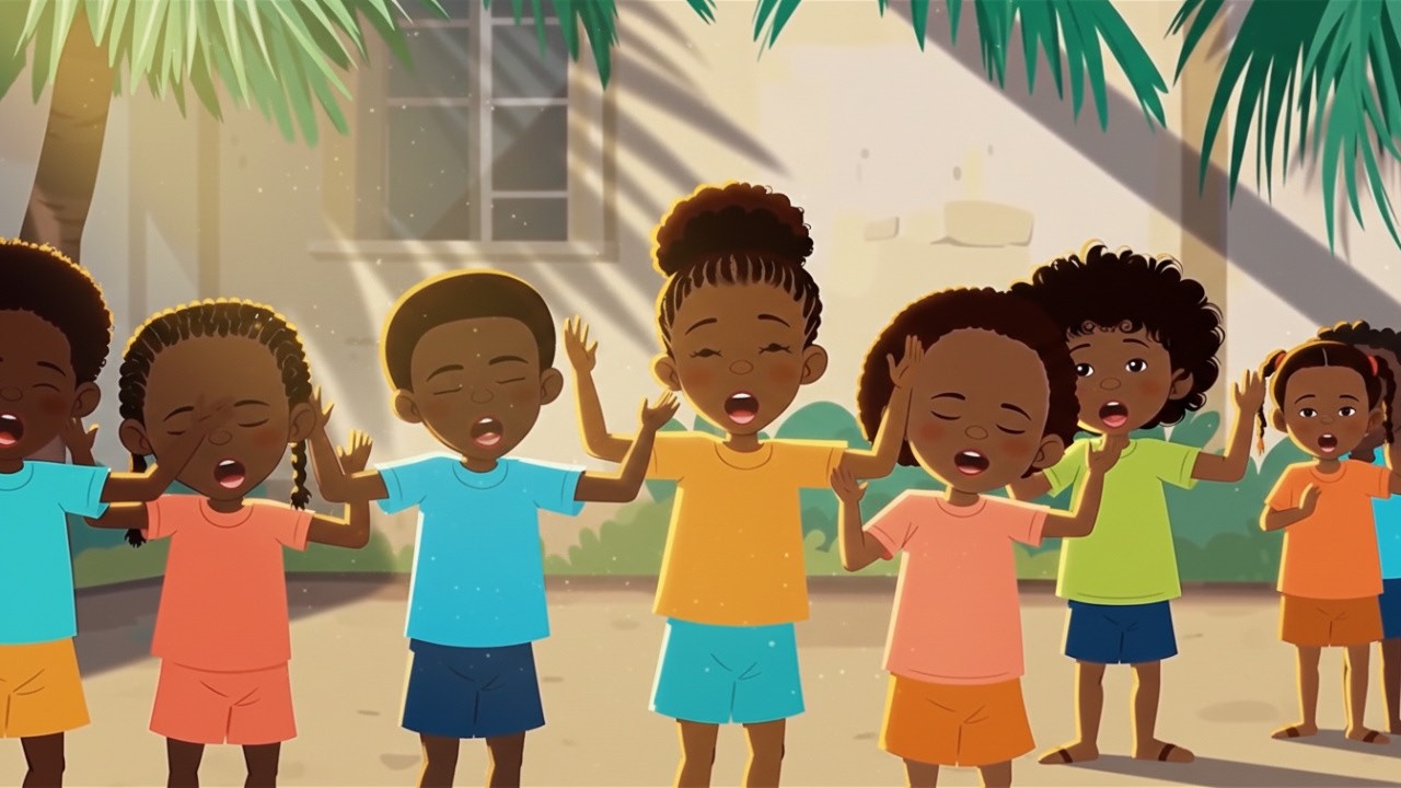 Je Te Loue Avec Mon Cœur ❤️🙏 | Chanson Afro Gospel Joyeuse pour Enfants