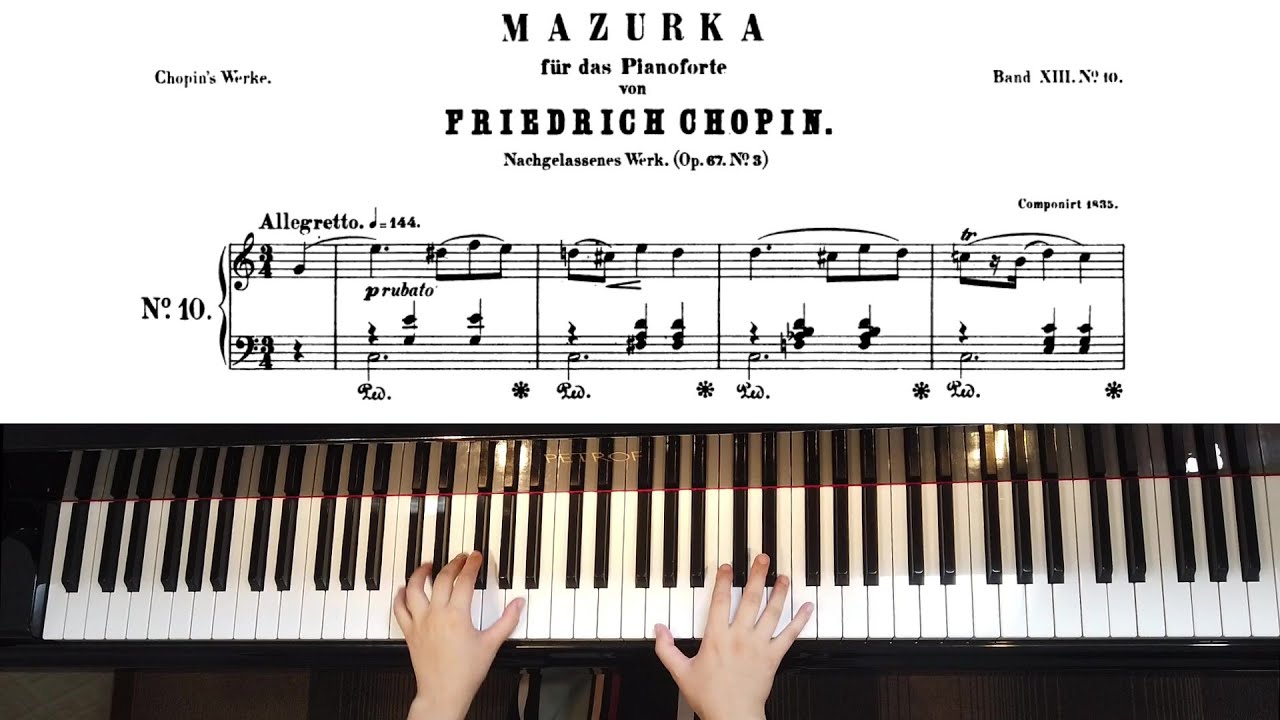 マズルカ 第44番(第46番) op.67-3 : ショパン｜Chopin : Mazurka