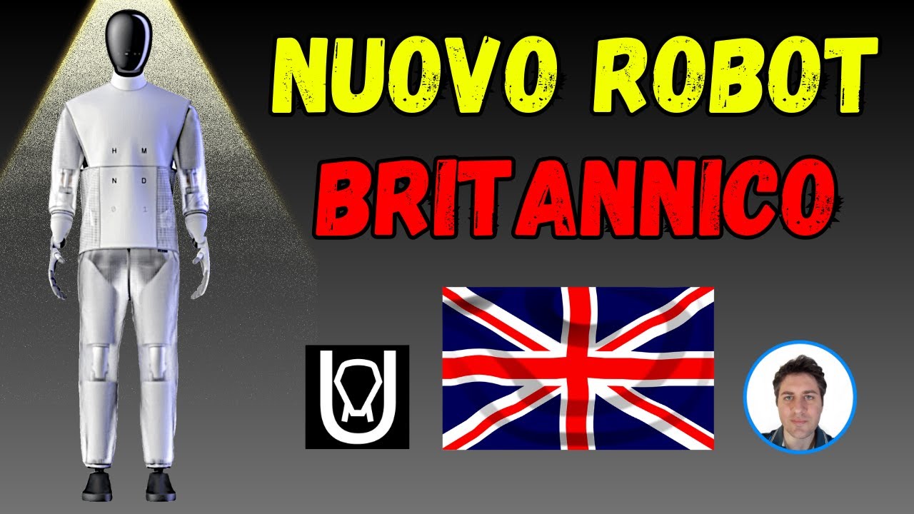 HMND 01 - Il Nuovo Robot Umanoide Britannico che sfida USA e Cina