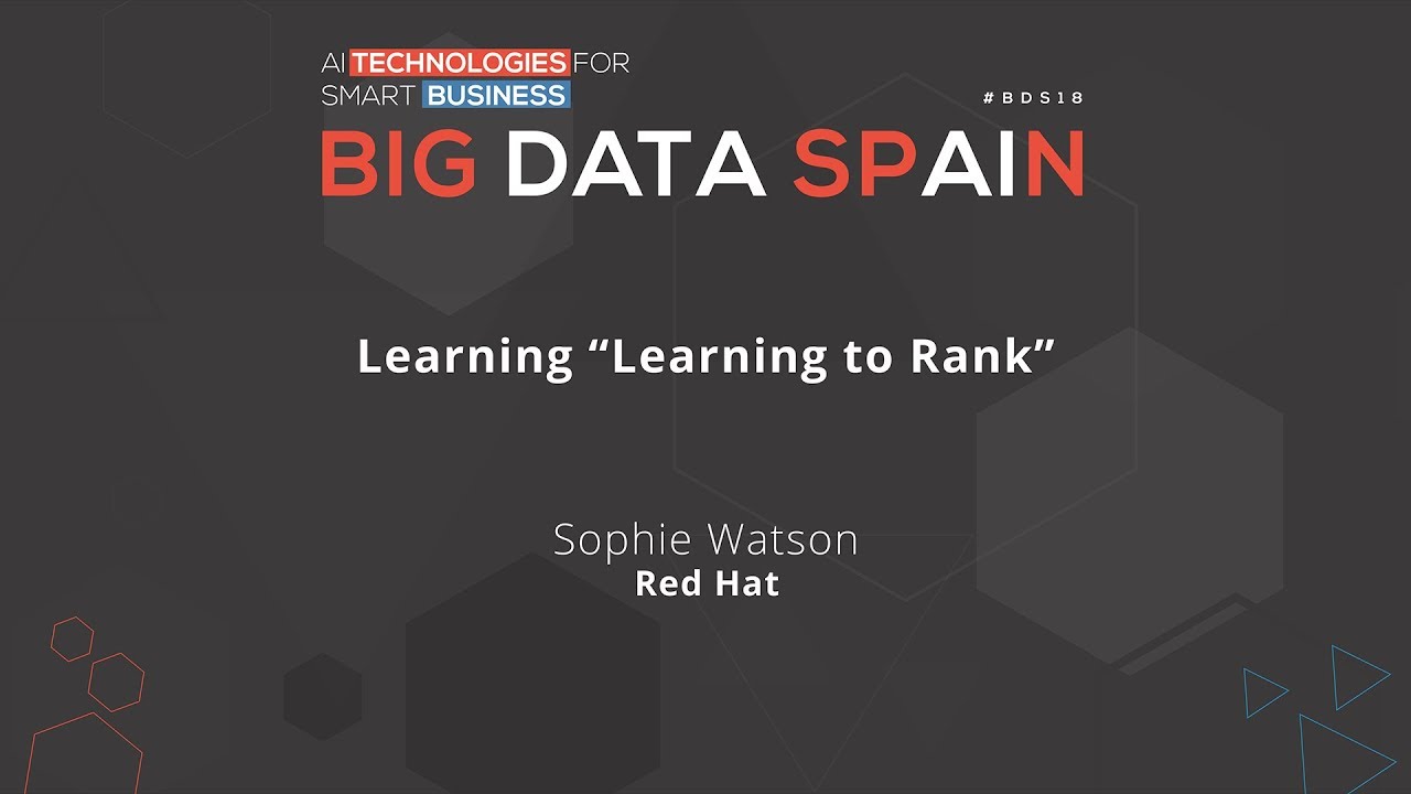 Learning “Learning to Rank” by Sophie Watson
