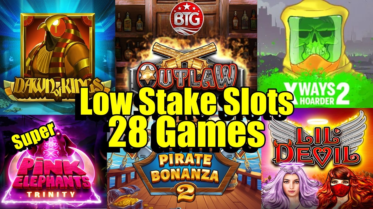 Friday Slotting, 28 Games in Total, Pink Elephants Trinity Super, Pirate Bonanza2 & So Much More