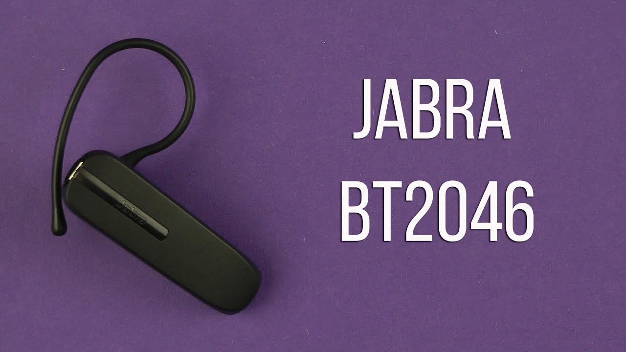 Распаковка Jabra BT2046