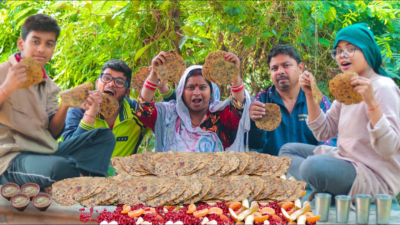 लोक डाउन के बाद पहली बार पूरे परिवार ने मिलकर खाया मेरी दादी मां जैसा मेथी का पराठा