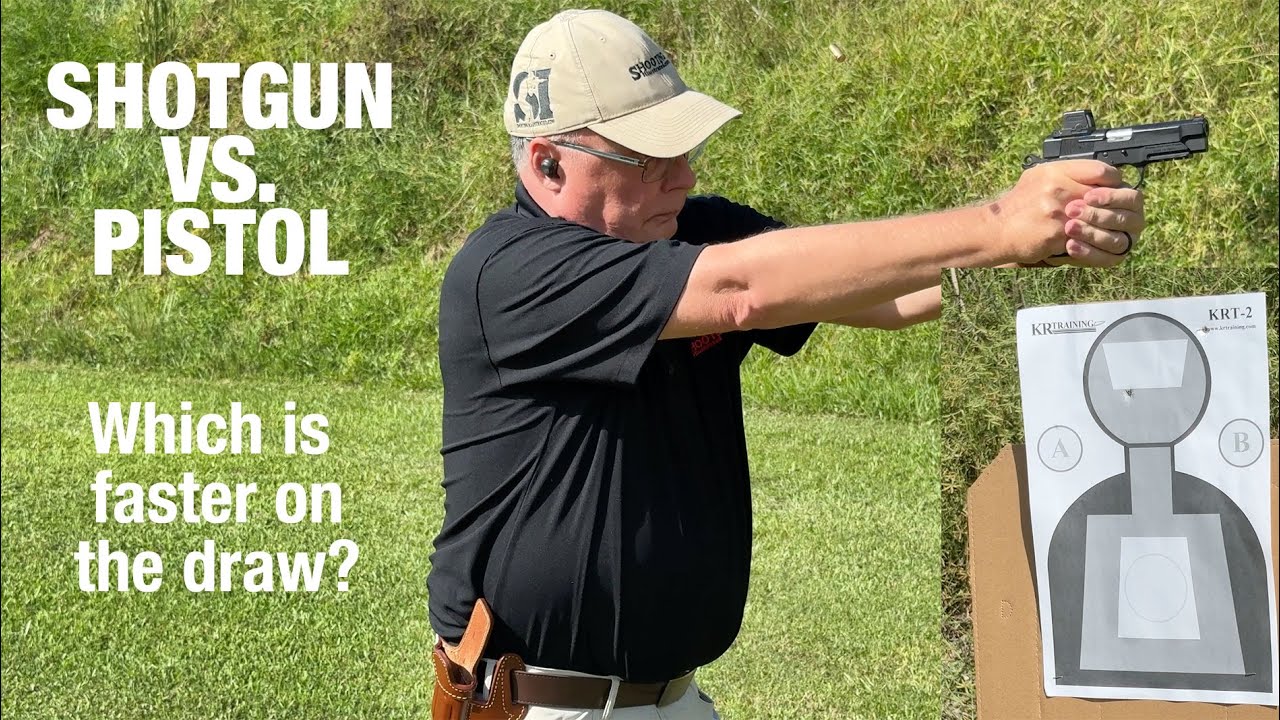 Justified: Shotgun vs. pistol showdown