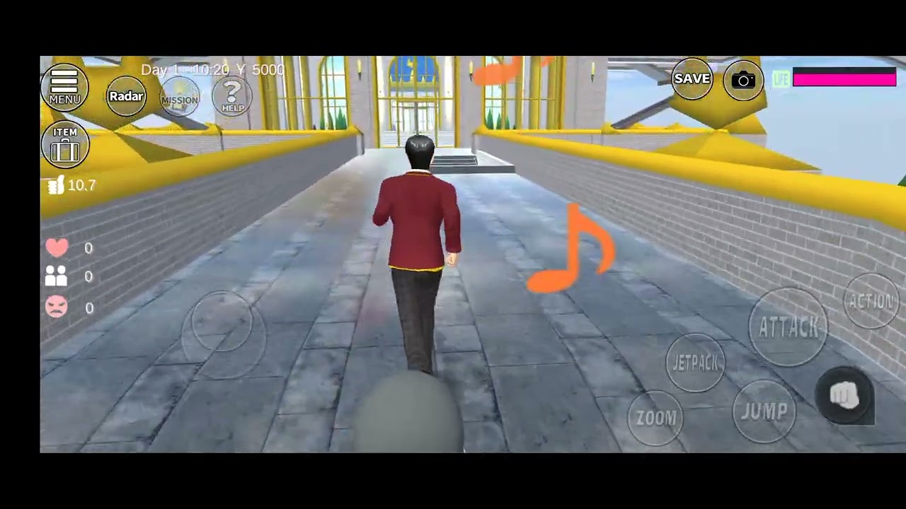 Day 57 in Sakura || Sakura school simulator 🌧️☔⛱️⛈️ || #Sakura