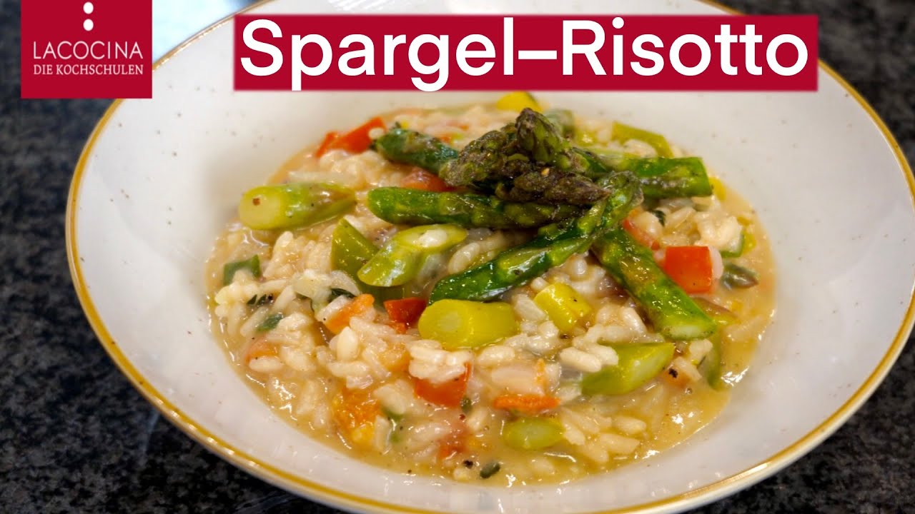 Cremiges Risotto mit grünem Spargel- gesundes, leckes Rezept | La Cocina