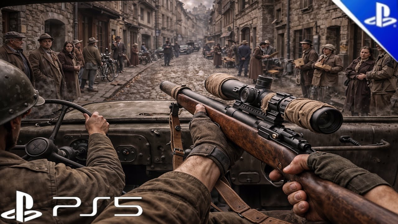 Застрял в немецком аду во время Второй мировой войны — [PS5 4K] Геймплей с кинематографической гр...