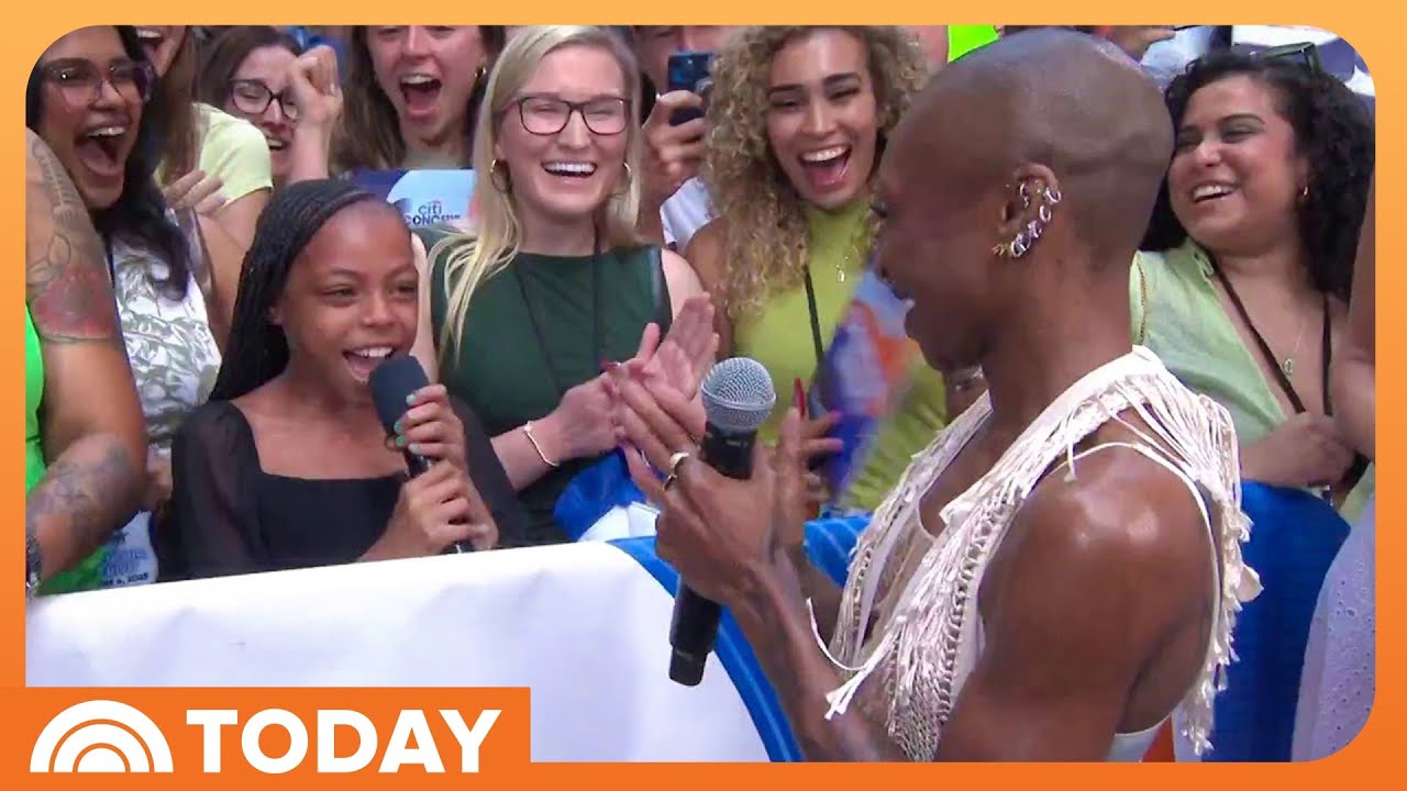 Cynthia Erivo Gets Goosebumps Hearing Viral 4th Grader Sing
