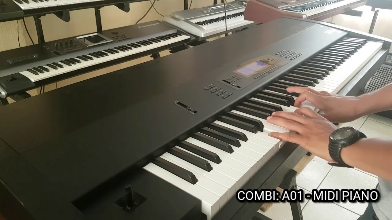 KORG 01 W PRO X DEMO TECLAS HOUSE