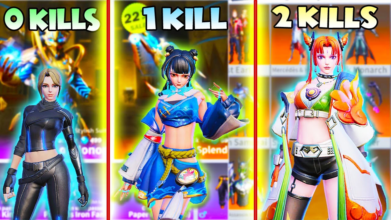 I change my skin for every kill 24 Kills Solo (Creative Destruction)