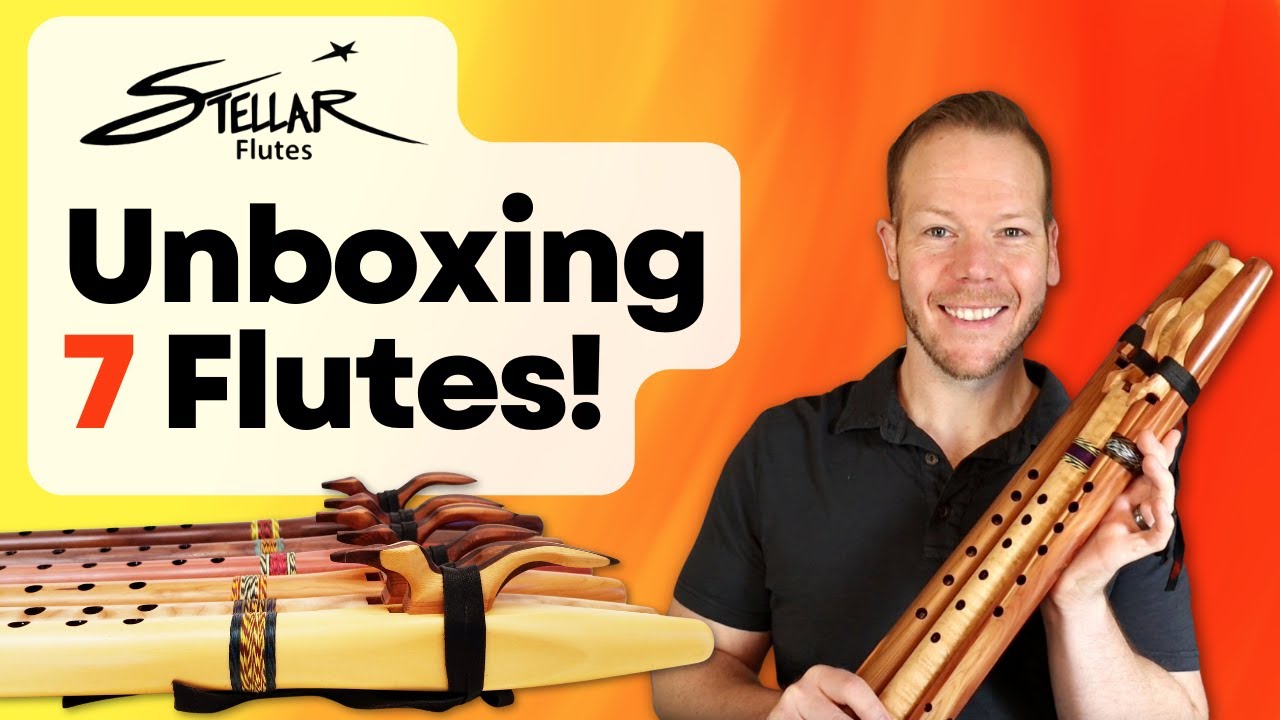 Unboxing SEVEN Flutes from Stellar Flutes | Basic, Premiere & Flute Kit