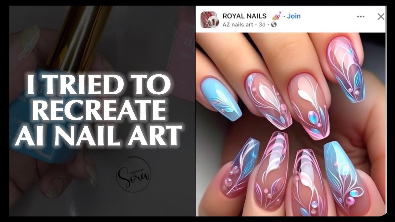 I Tried To Recreate AI Nail Art