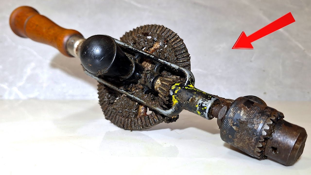 Restoration an Antique Hand Drill 