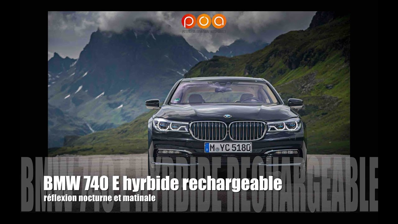 BMW Série 7 740e hybride rechargeable : peut-elle rattraper Tesla ? - Essai