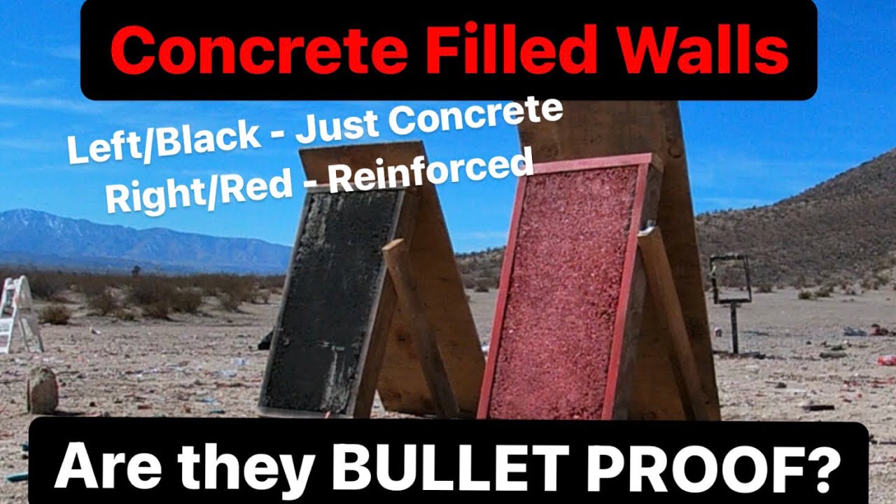 Can you “BULLET-PROOF” your house with concrete?